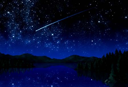 The annual Perseid Meteor Showers will reach their peak on Tuesday night when the Earth plunges deeper into Comet Swift-Tuttles debris stream. - Click Here and Visit Meteor Showers On-Line to Learn More About The Perseids!